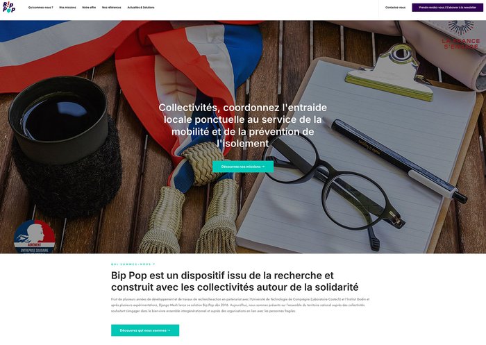 Bip Pop, la plateforme