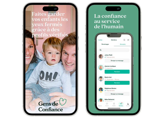 L'application Gens De Confiance et sa communauté