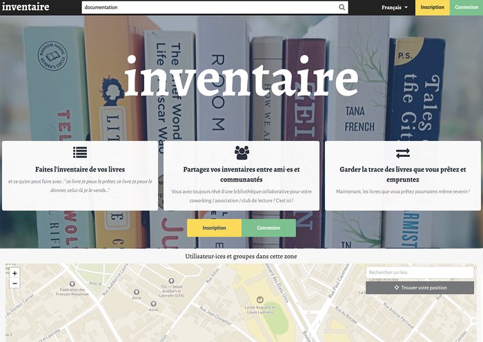 La plateforme inventaire.io