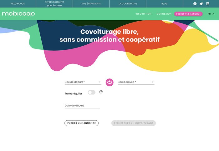 Mobicoop, la plateforme