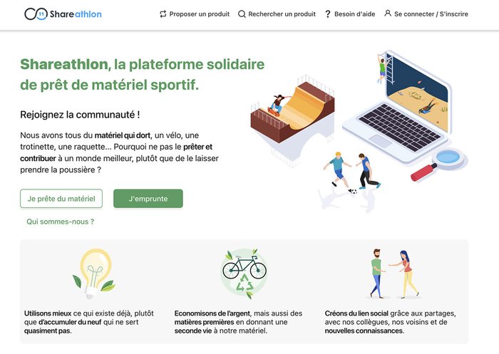 Le site de Shareathlon
